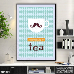 Tranh động lực ly trà nghệ thuật trang trí Tranh động lực ly trà nghệ thuật trang trí