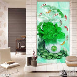 Tranh decor chữ phúc giả ngọc