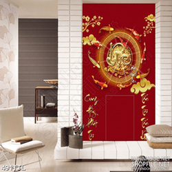 Tranh chữ lộc đúc vàng rước may mắn psd