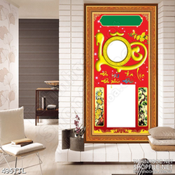 Tranh chữ lộc đúc vàng rước may mắn trang trí