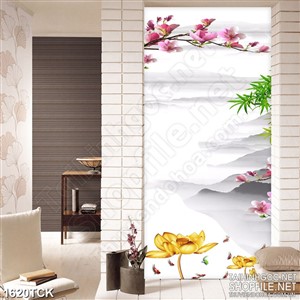 Tranh trang trí sơn dầu bông sen vàng bên đàn cá chép Tranh trang trí sơn dầu bông sen vàng bên đàn cá chép