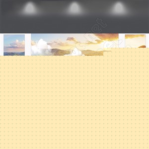 Tranh rèm màn decor trang trí cát vàng biển xanh dưới chân núi