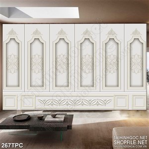 Tranh phào chỉ rèm màn psd bức tường trắng khói sang trọng