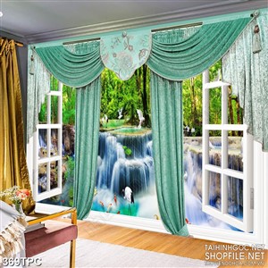 Tranh phào chỉ 5d đàn bồ câu bay lượn trên con thác trắng xóa