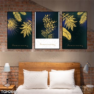 Tranh ghép psd màn đêm bao phủ những chiếc lá vàng cô đơn