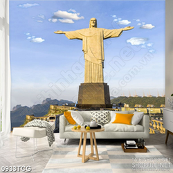 Tranh công giáo tượng chúa Giêsu dang rộng cánh tay