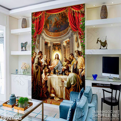 Tranh công giáo chúa Giêsu trong lễ rửa tội cho muôn dân