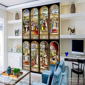 Tranh công giáo đức cha ban phát anh lành đến con dân