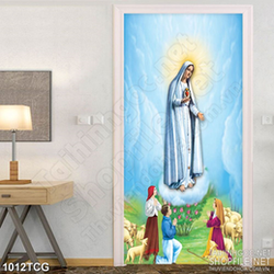 Tranh công giáo 3dđức mẹ Maria ban bình an đến vạn vật