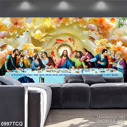 Tranh công giáo cuộc đàm đạo của các thánh tông đồ psd