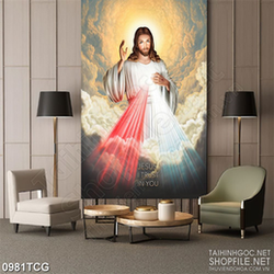 Tranh công giáo chúa luôn soi đường chỉ lối cho con dân