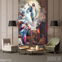 Tranh công giáo tình yêu vĩ đại của đức thánh Giêsu in uv