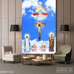 Tranh công giáo chúa Giêsu cầu nguyên cứu rỗi linh hồn