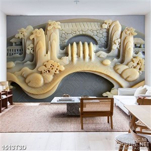 Tranh 3d nghệ thuật trang trí phòng khách giả ngọc