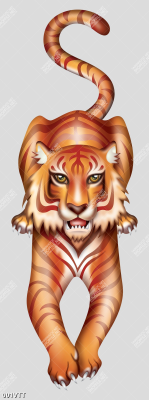 AI, EPS Vector tranh tết con hổ 2022