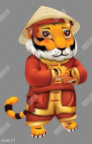 tranh file gốc quân sĩ hổ Việt Nam năm nhâm dần 2022