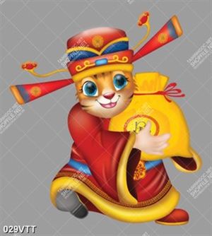 file PSD tranh hổ thần tài đem tài lộc năm nhâm dần 2022