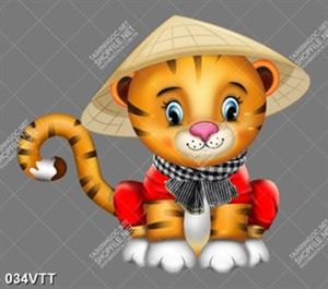 tranh trang trí hổ nông dân nhâm dần 2022