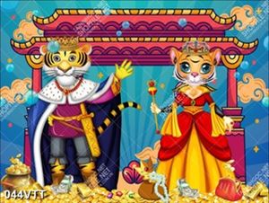 background cung điện vàng bạc hoàng gia hổ