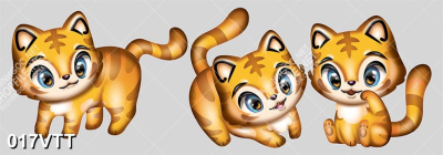 Vector bộ ba con hổ tết năm nhâm dần 2022