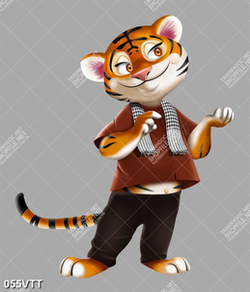 tranh treo tường 3d anh chàng nông dân hổ