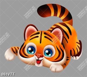 Vector hổ vàng file in tranh nhanh tết cực đẹp 2022