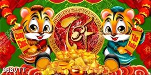 tranh tết đồ họa xuân hổ độc quyền nhâm dần 2022