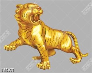 vector tranh hổ vàng, con giáp phúc vượng