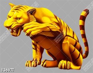 download PSD tượng hổ chúa tể sơn lâm với bộ móng sắt bén