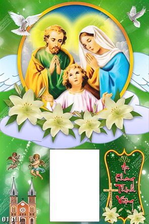 lịch tết gia đình chúa cầu nguyệt an lành treo tường cho năm mới