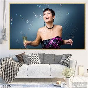 Tranh jpg spa đẹp cô nàng cá tính