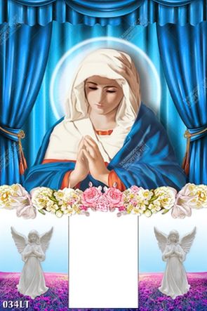 tranh lịch công giáo Đức Mẹ Maria cầu nguyện