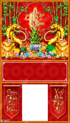 Vector background lịch chào mừng tết nhâm dần mới đẹp