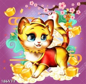 Tranh hổ treo tường đẹp hợp với tân xuân nhâm dần