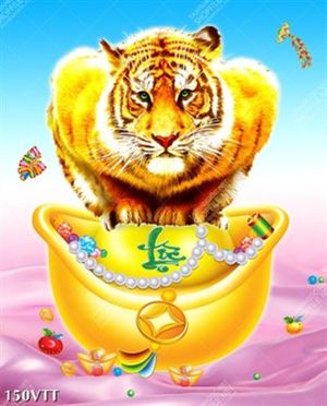 file tranh hổ vằng dán tường 3D đẹp và cao cấp