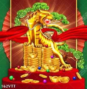 download file PSD tranh in 3D Mãnh Hổ Hạ Sơn nhâm dần