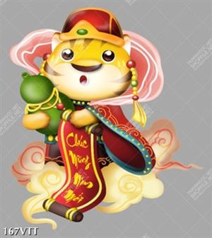 download file gốc chất lượng cao hổ thần tài bay lên trời