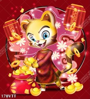 download file PSD hổ vằn trang cầm vàng chúc tân xuân nhâm dần 2022