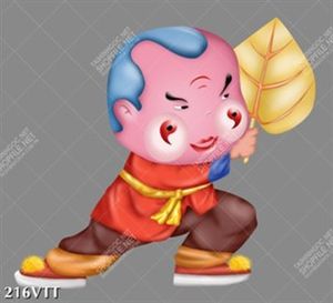 File In cậu bé mặc đồ ông địa biểu diễn múa lân may mắn File In cậu bé mặc đồ ông địa biểu diễn múa lân may mắn