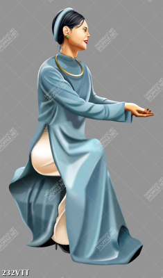 File In tranh người phụ nữ mặc trên mình áo dài tôn vinh vẻ đẹp Việt File In tranh người phụ nữ mặc trên mình áo dài tôn vinh vẻ đẹp Việt