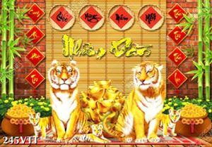 tải tranh ngũ hổ làng quê dành cho xuân nhâm dần