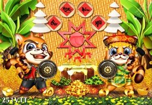 tuyển tập bộ tranh tết cặp hổ dân tộc mừng tân xuân nhâm dần