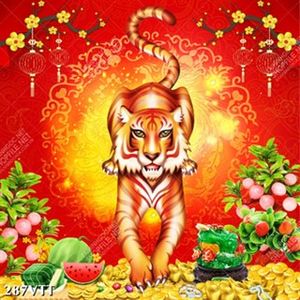 File In độc đáo tranh mãnh hổ thiết kế sáng tạo dành cho tân xuân nhâm dần 2022