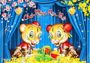 File In tải miễn phí tranh cặp đôi hổ tranh trí cho dịp năm mới nhâm dần 2022