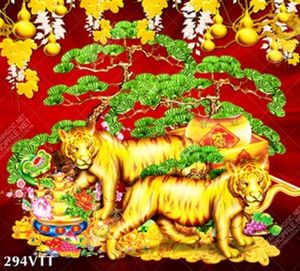 File In đậm đà nét xuân qua tranh mãnh hổ tân xuân nhâm dần 2022