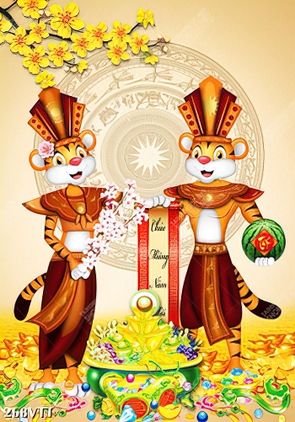 File In những mẫu tranh hổ thiết kế độc đáo đem đến sắc màu bản sắc dân tộc Việt Nam