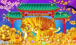 File In tranh phong thủy hổ mang tài lộc và uy tín trong kinh doanh