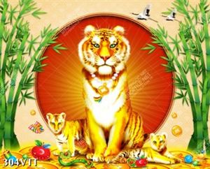 File In những mẫu tranh thiết kế đề tài gia đình hổ ngày tết đẹp nhất