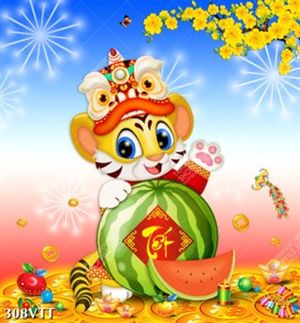 File In những loại tranh hổ đón giao thừa ngày tết được ưa chuộng