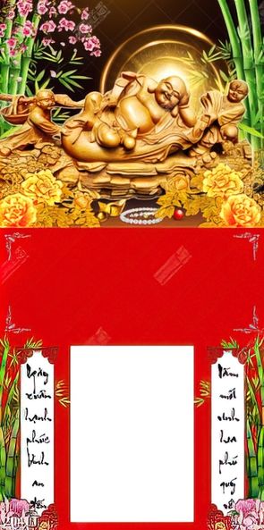 biểu trưng của sự vinh hiển giàu sang với bộ lịch phật Di Lặc